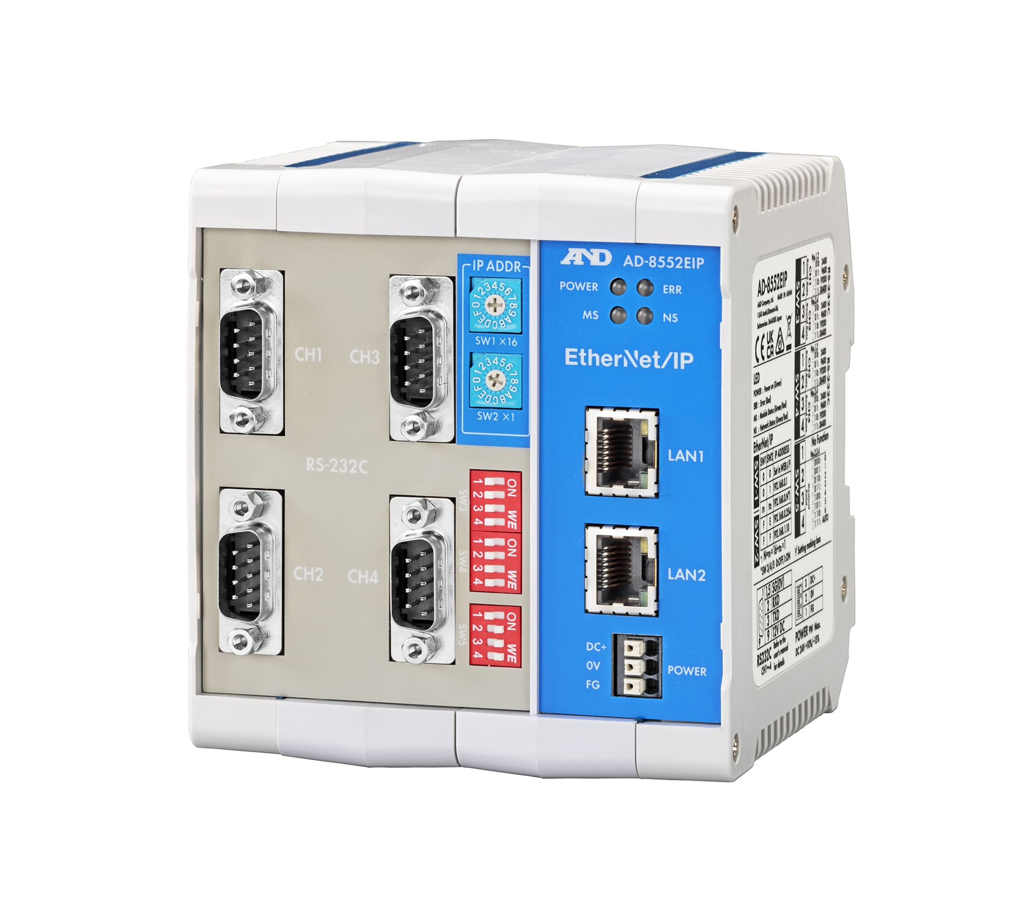AD-8552EIP RS-232C to EtherNet/IP Converter